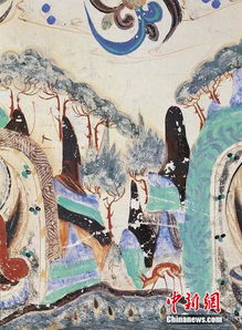敦煌壁畫(huà)揭秘中國(guó)古代植樹(shù)故事 畫(huà)中可見(jiàn)垂柳依依,修竹挺拔