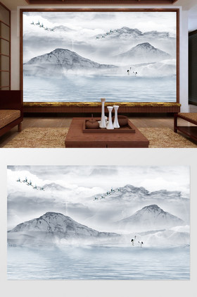禪意壁畫(huà)